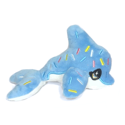 Sprinkle Cookie Dolphin Plushie Kawaii Tiny Plush Cute Fluffy Pastel Circus Clowncore MADE TO ORDER