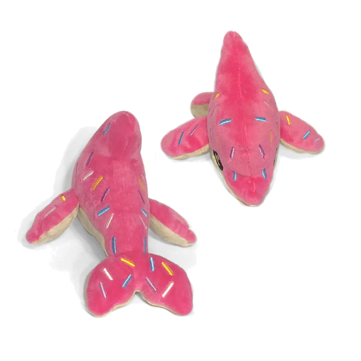 Sprinkle Cookie Dolphin Plushie Kawaii Tiny Plush Cute Fluffy Pastel Circus Clowncore MADE TO ORDER