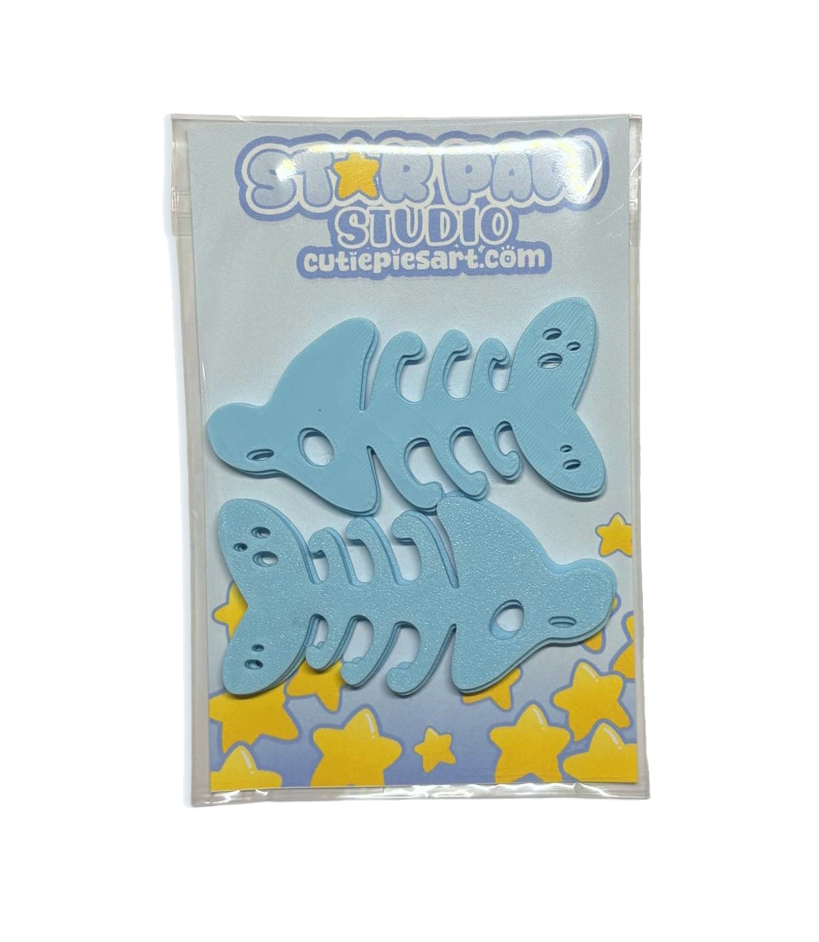 Fish Bones Skelly Thread Minder Bobbin Embroidery Floss Yarn Ribbon Elastic Sewing Notion