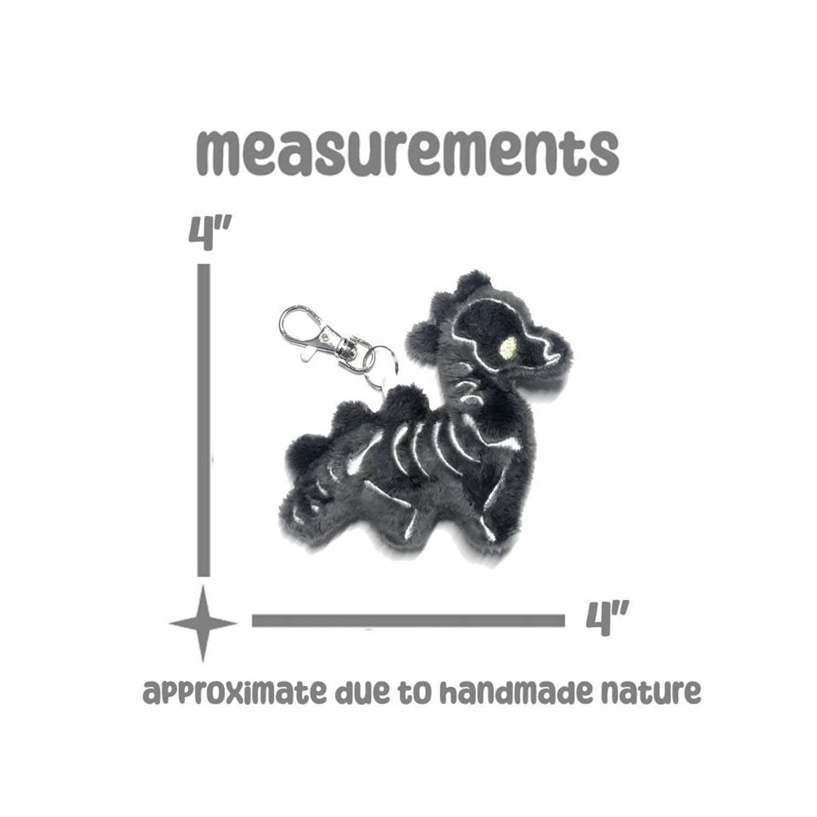 Skelly Dino ITH Plush Skeleton Embroidery Machine Pattern 4x4
