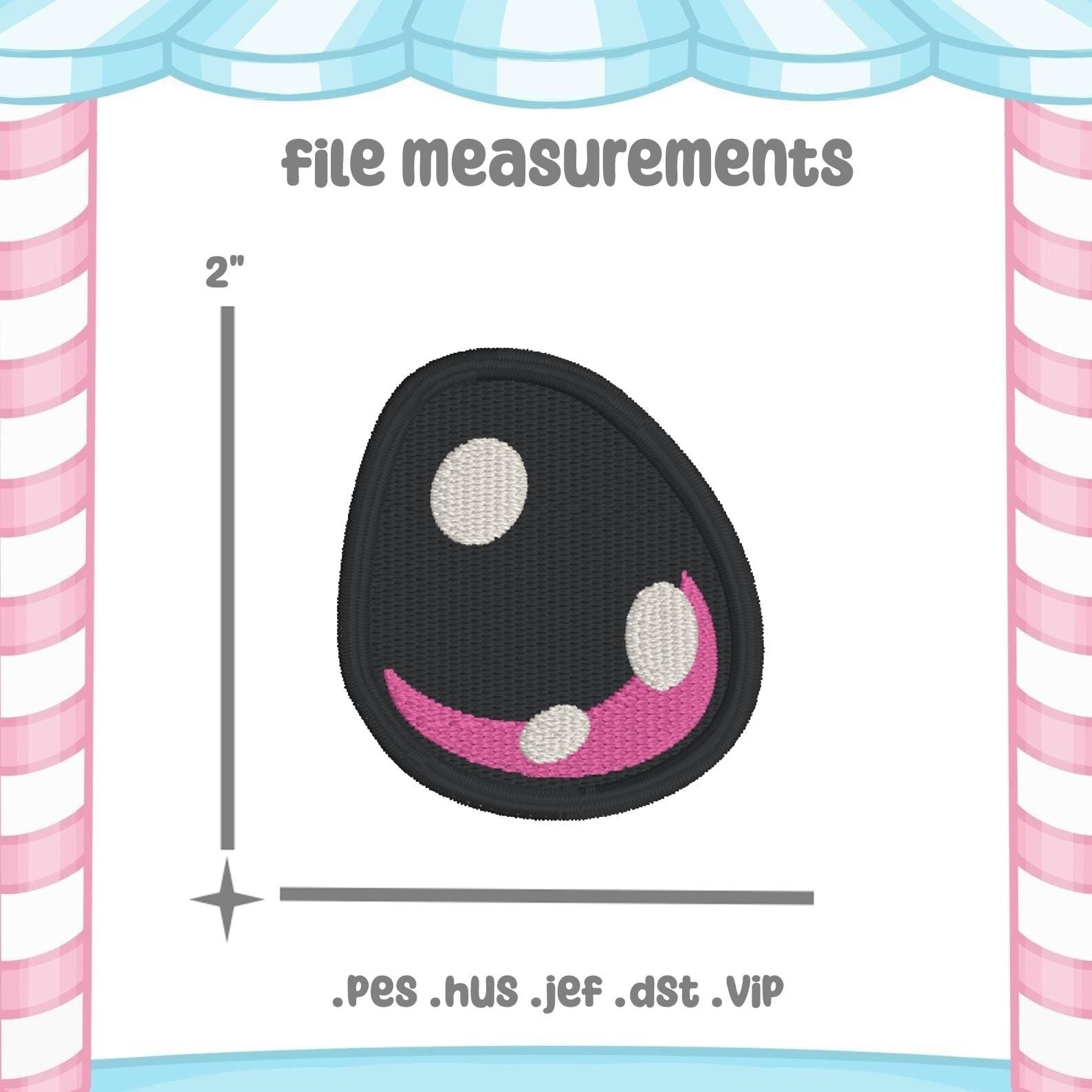 Puppy Eyes Pattern 4x4 Embroidery Machine Design Kawaii DIY