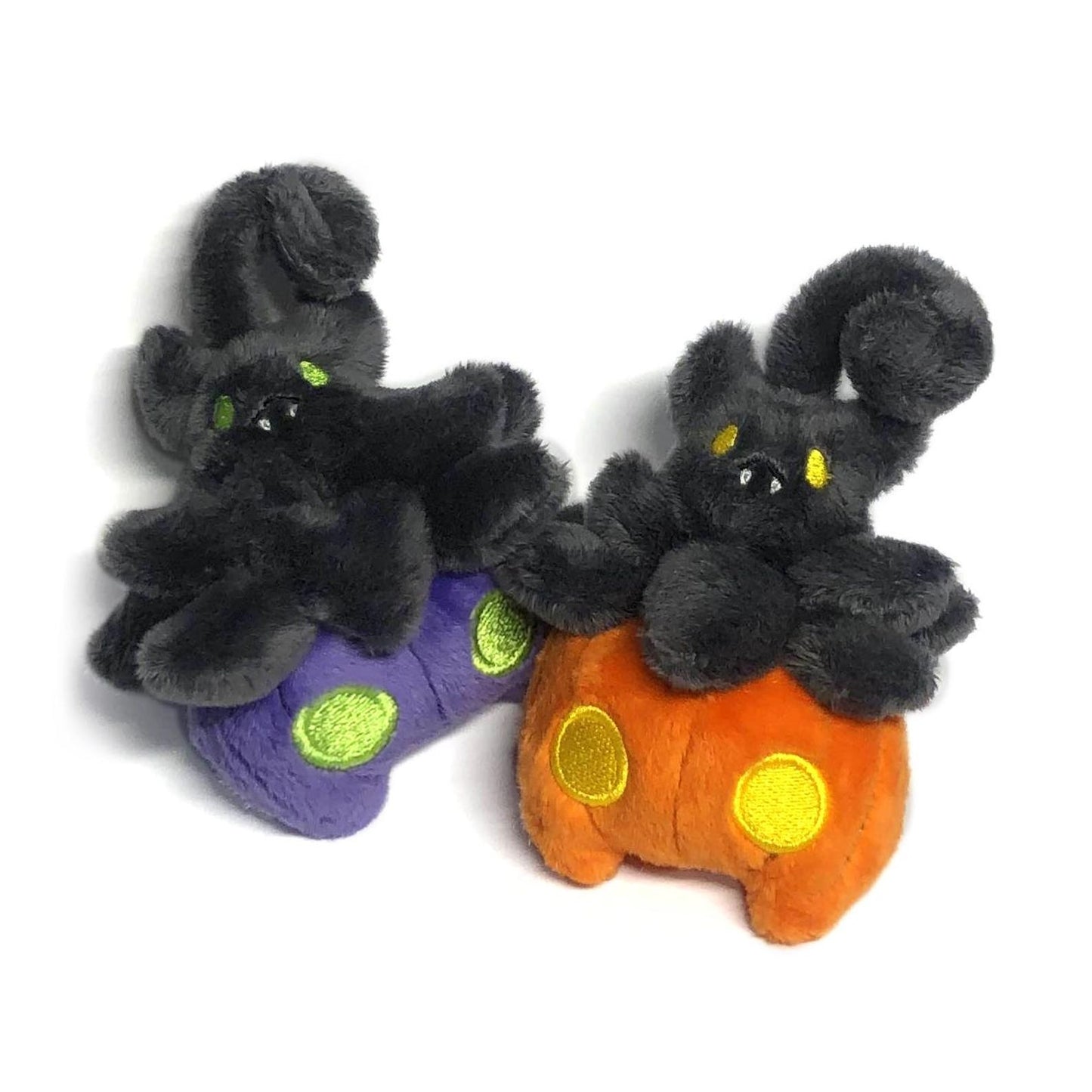 Pumpkinboo ITH Embroidery Plush Pattern Halloween Embroidery Machine Pattern Creepy Cute Kawaii Tiny Plush Pumpkin Bat 4x4