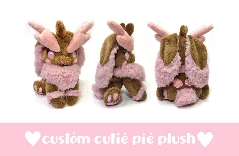 Custom Cutie Pies Style Sitting Plush