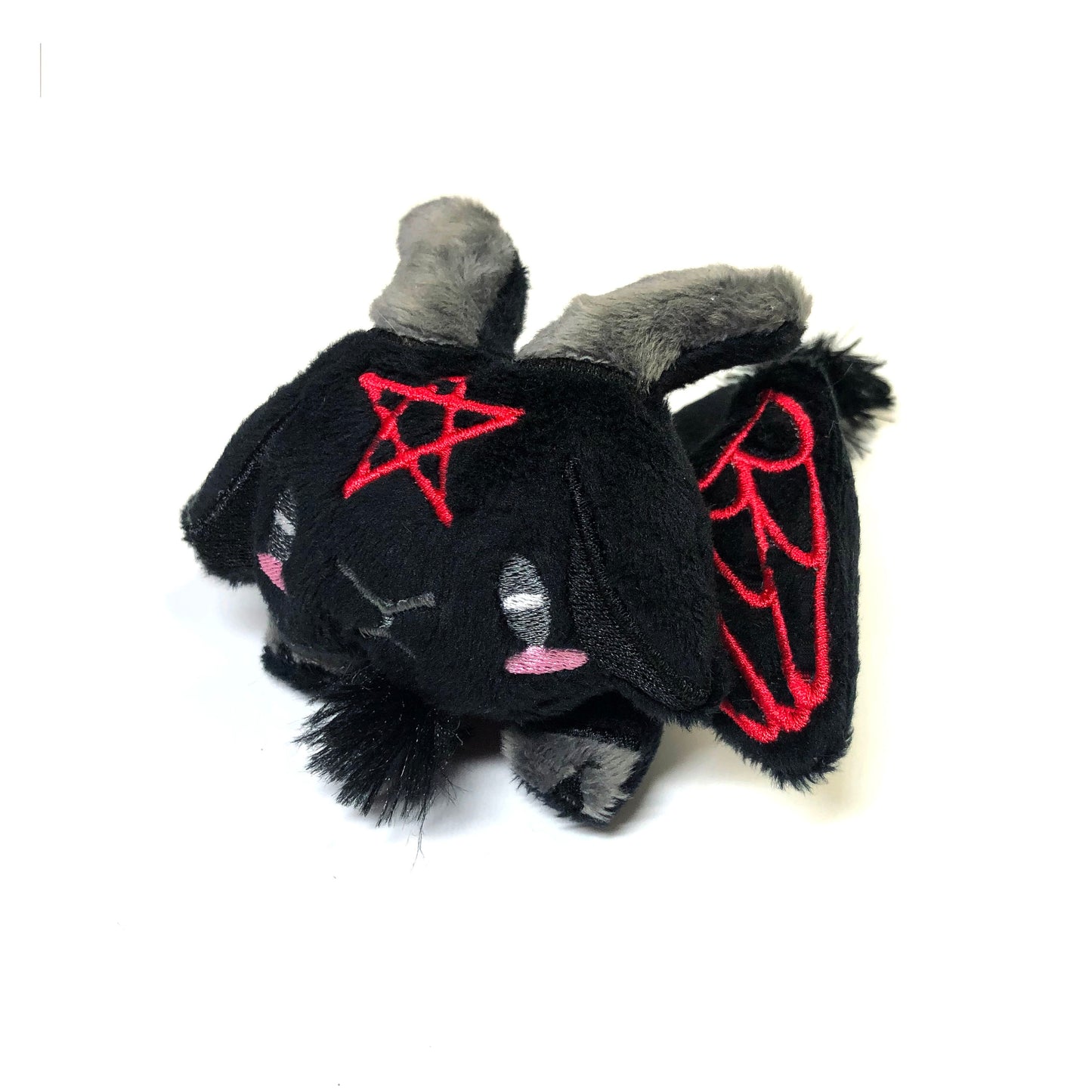 Baphomet ITH Embroidery Plush Pattern Kawaii Halloween Embroidery Machine Pattern Cute Satanic 4x4 5x7 - PERSONAL USE