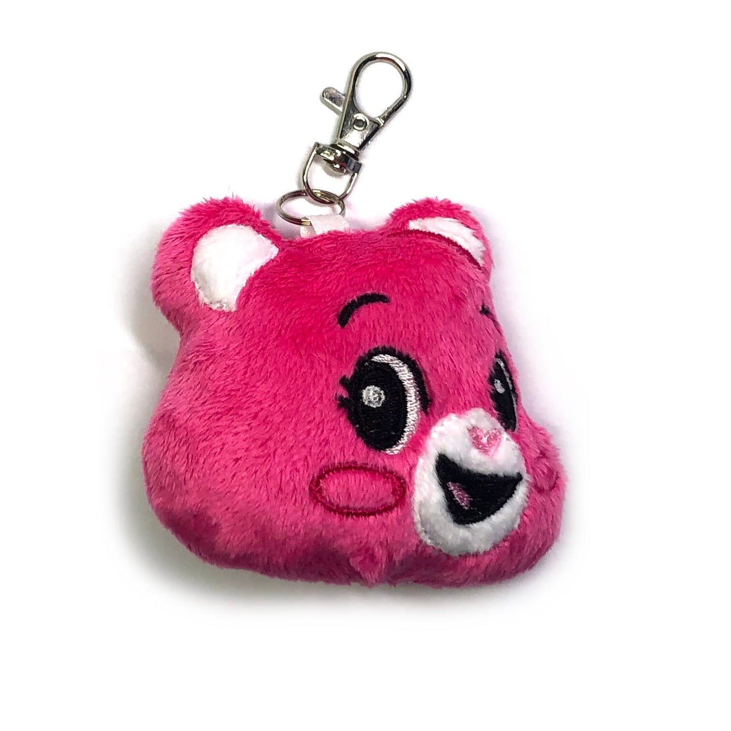 Sweet Bears ITH Embroidery Pattern Tiny Plush Cute Fluffy Pastel Keychain