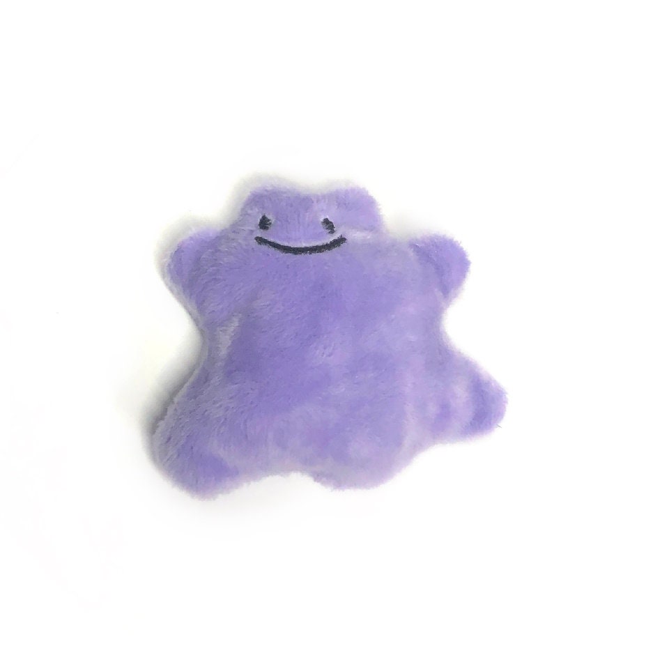 Purple Blob Monster Kawaii ITH Embroidery Pattern Tiny Plush Cute Fluffy Pastel 4x4 5x7 6x10