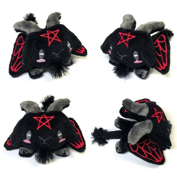 Baphomet Plush The Original Kawaii Occult Goat Demon Plushie Cute Satanic Stuffed Animal Pastel READY TO SHIP