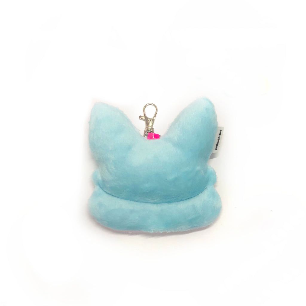 Clown Cutie Cat Plush Keychain Cute Fluffy Pastel Circus Clowncore Carnival Pastel Goth Kawaii MADE TO ORDER