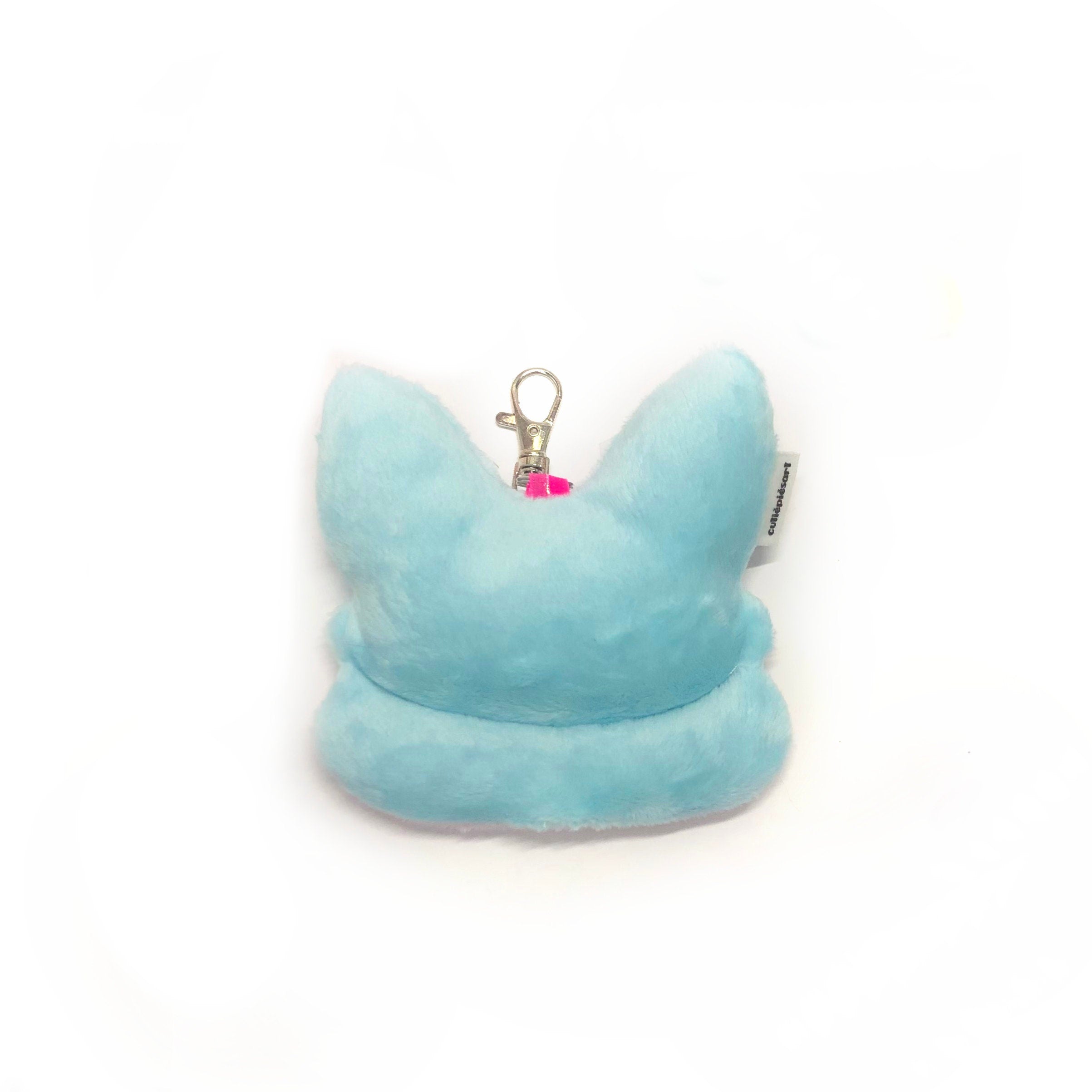 Clown Cutie Cat Plush Keychain Cute Fluffy Pastel Circus Clowncore Carnival Pastel Goth Kawaii MADE TO ORDER