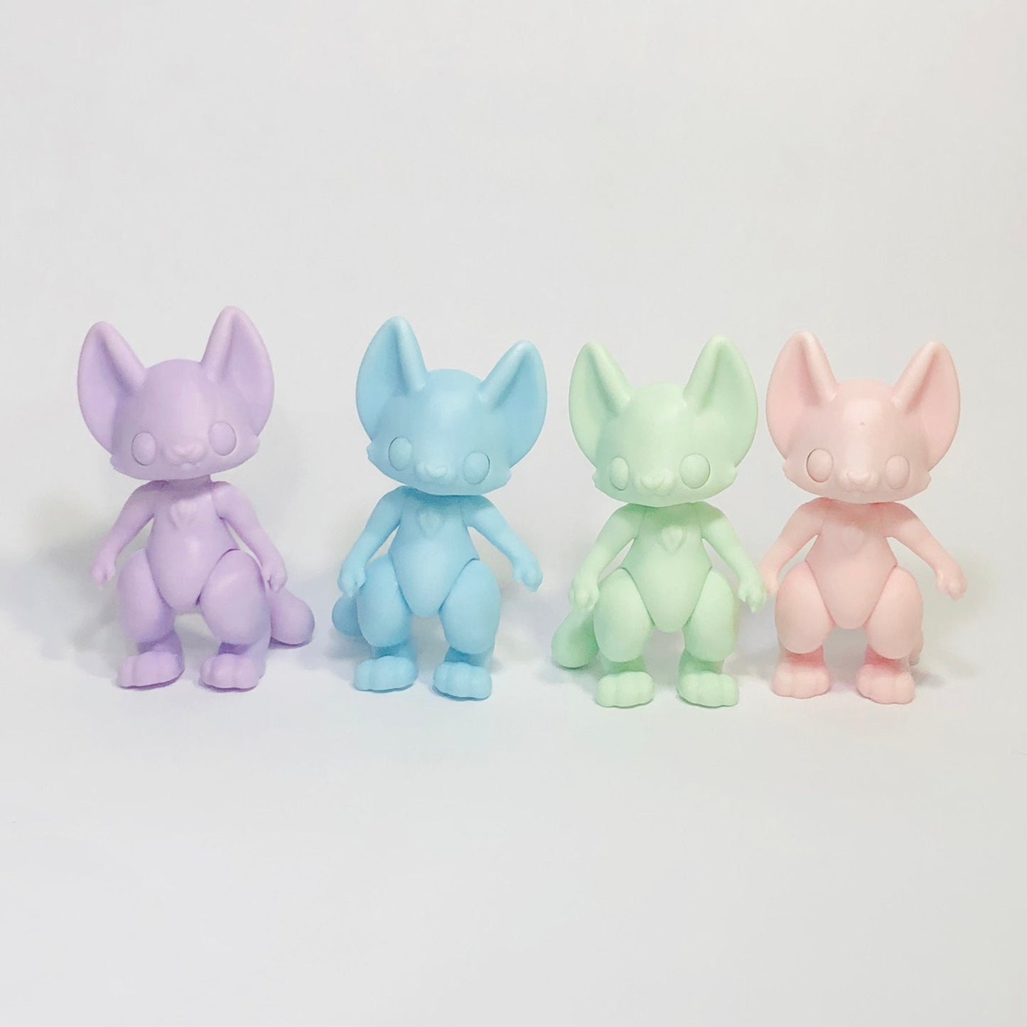 Cutie Cat Doll BJD Resin STL Files 3D Print Kawaii Feline Doll Furry Anthropomorphic Ball Jointed Elastic Doll