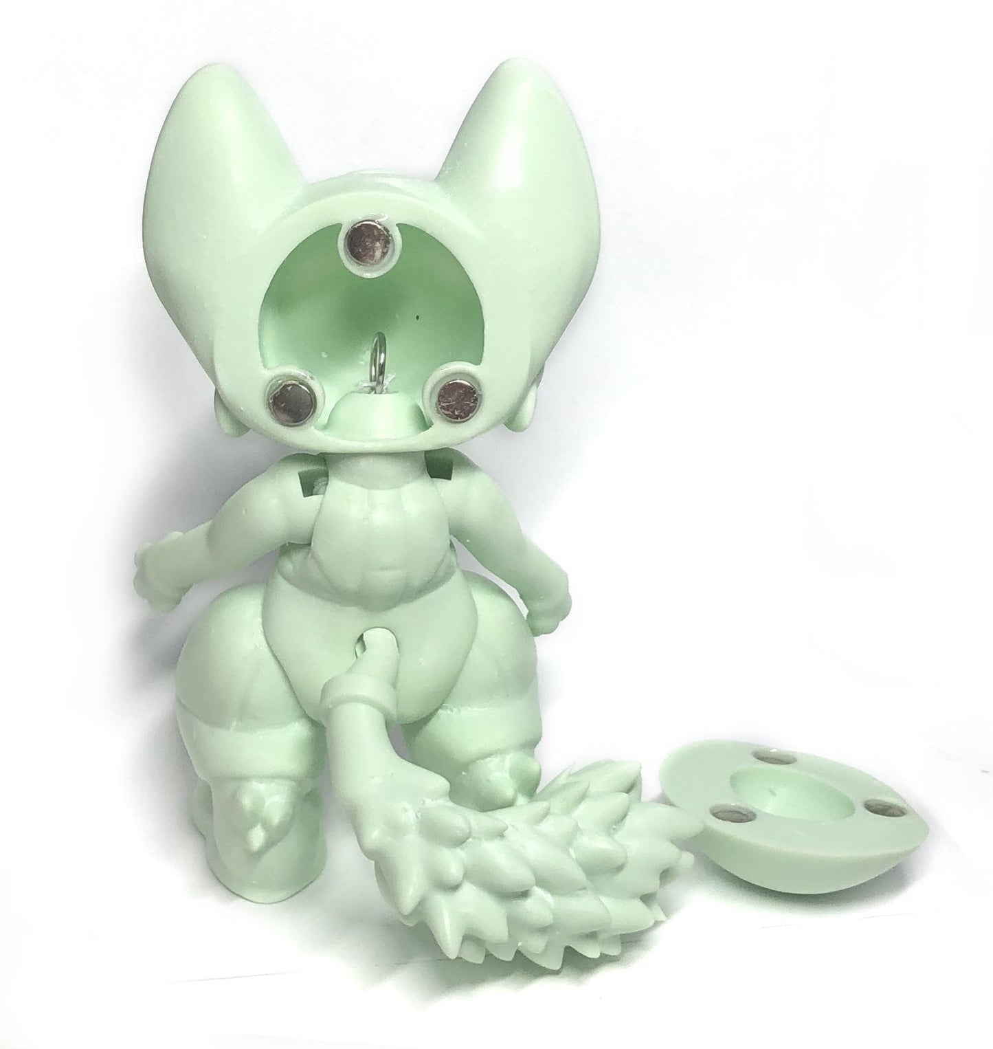 Cutie Protogen Doll BJD Resin STL Files 3D Print Kawaii Doll Furry Anthropomorphic Ball Jointed Elastic Doll