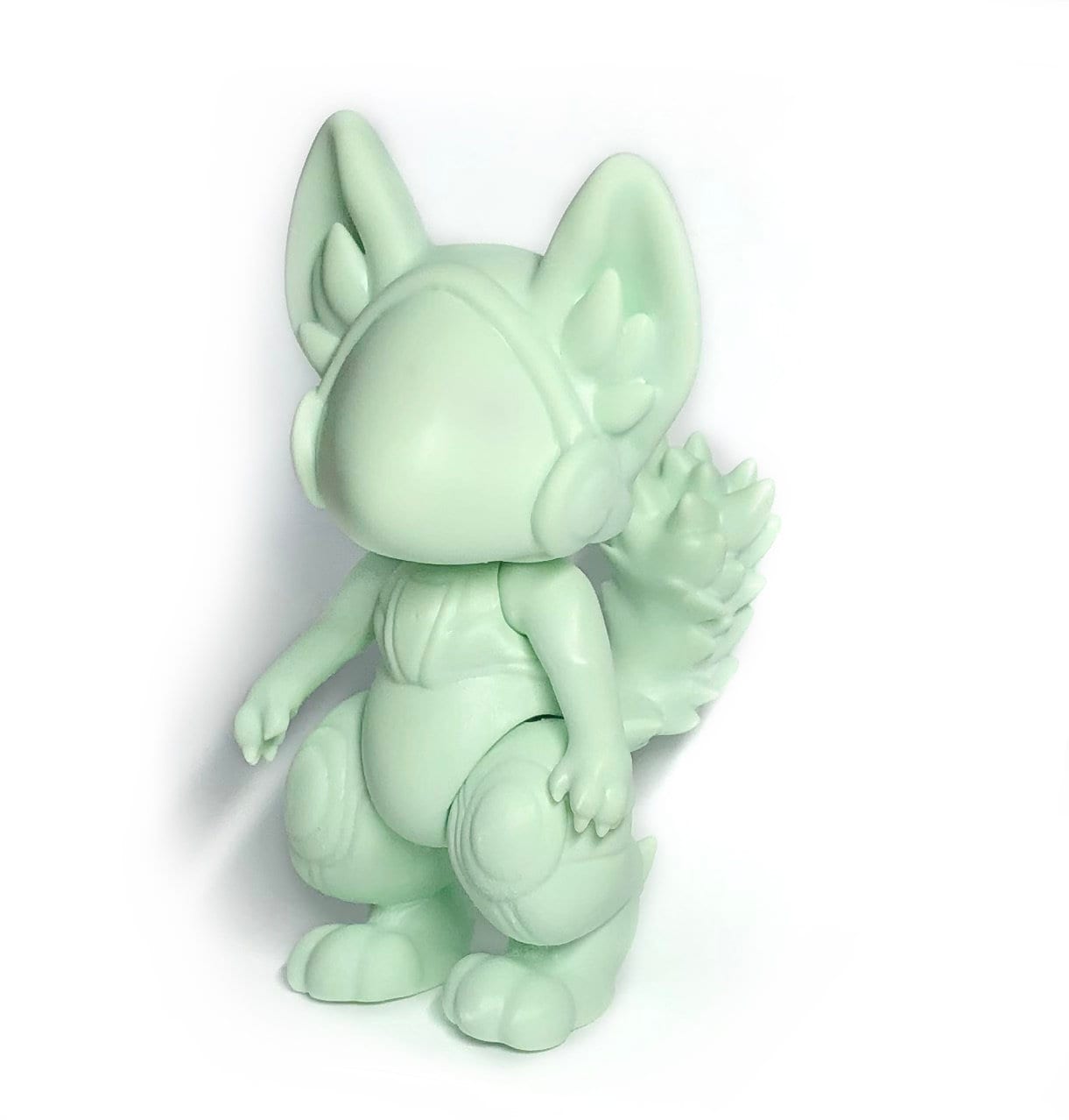 Cutie Protogen Doll BJD Resin STL Files 3D Print Kawaii Doll Furry Anthropomorphic Ball Jointed Elastic Doll