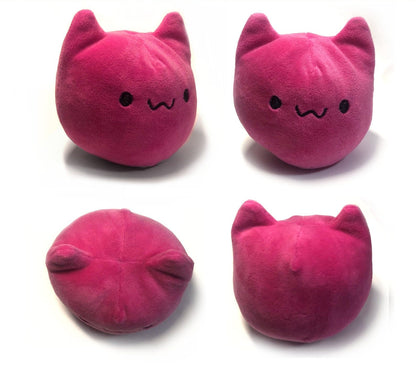 Mochi Cat Squishy Kawaii ITH Embroidery Pattern Fidget Stim Toy Tiny Plush Cute 4x4 5x7 6x10