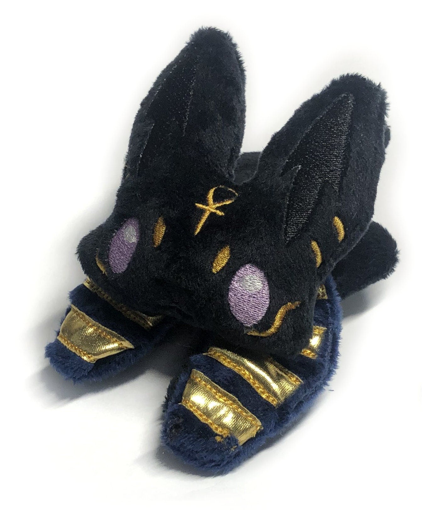 Anubis ITH Embroidery Plush Pattern Kawaii Halloween Embroidery Machine Pattern Cute Egyptian Jackal God 4x4