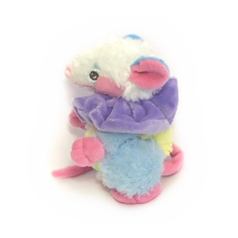 Opossum Clown Marsupial Possum Plushie Kawaii Tiny Plush Cute Fluffy Pastel Circus Clowncore Handmade MADE TO ORDER