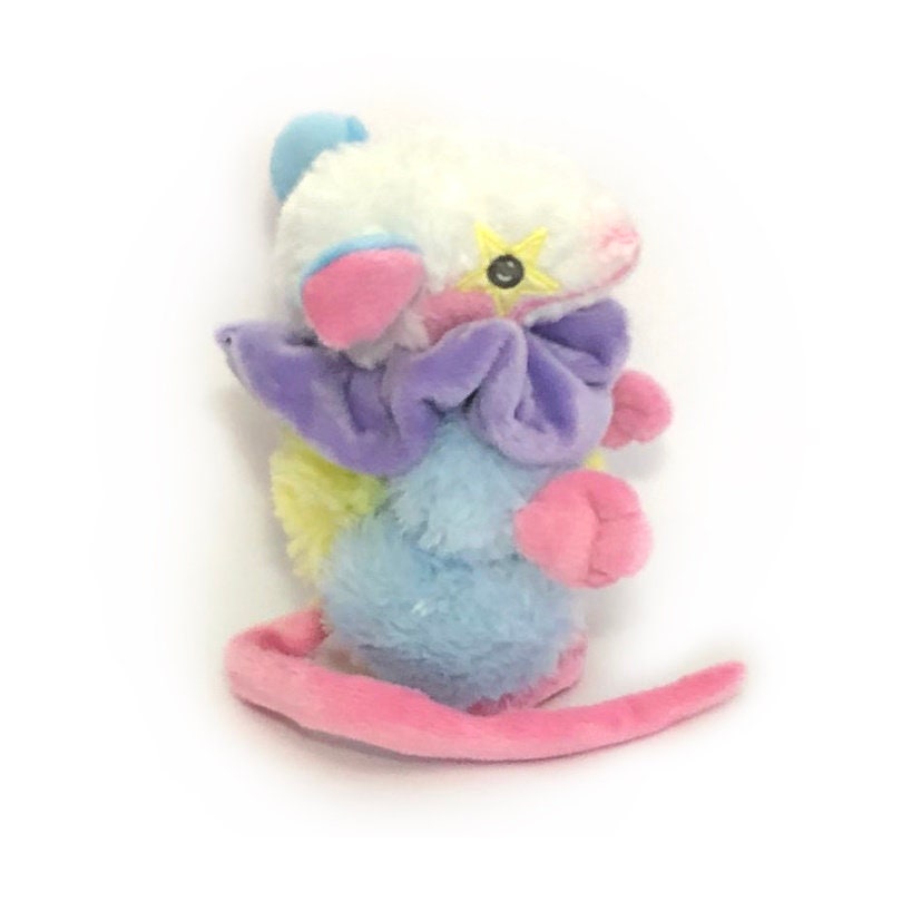 Opossum Clown Marsupial Possum Plushie Kawaii Tiny Plush Cute Fluffy Pastel Circus Clowncore Handmade MADE TO ORDER