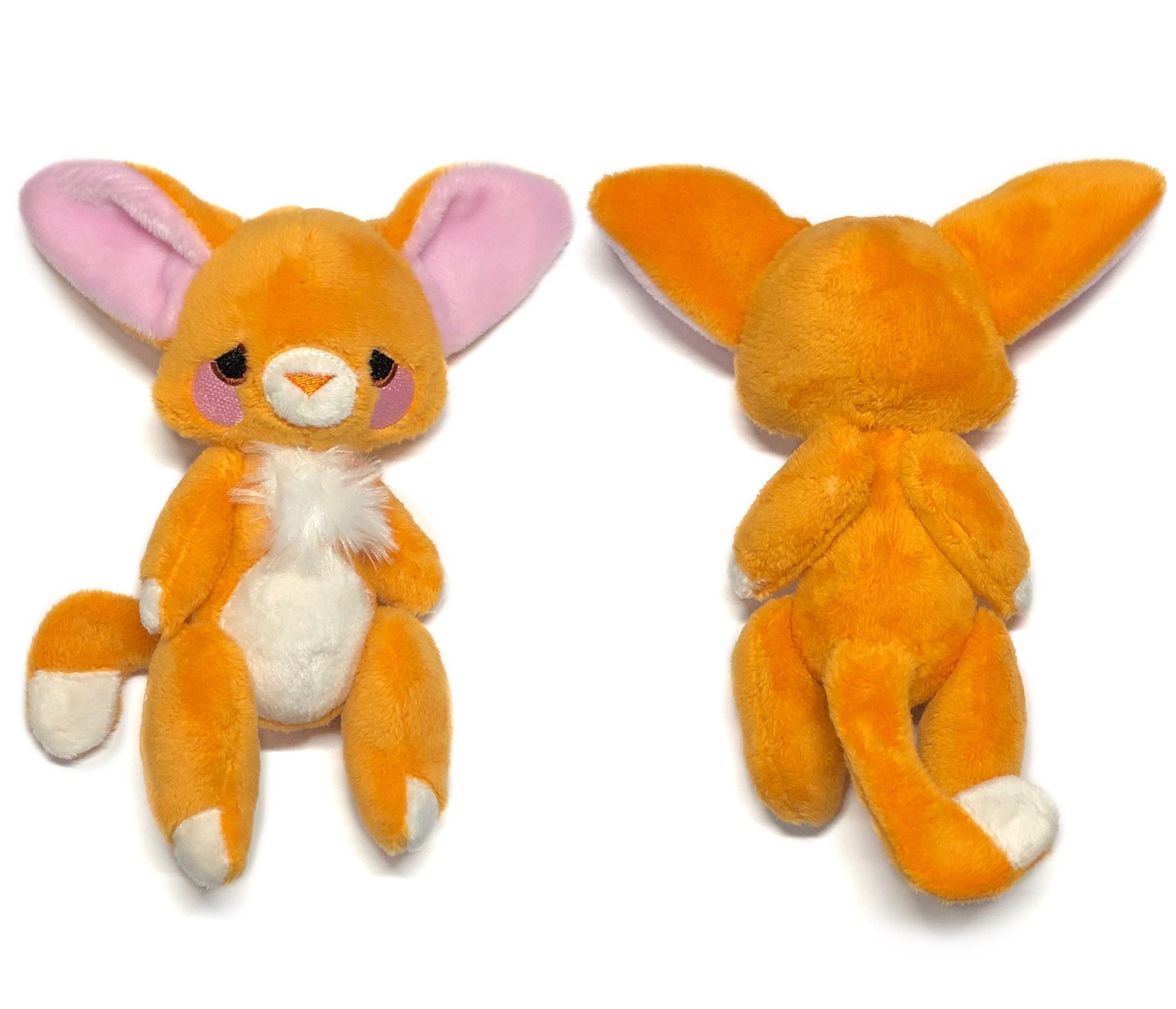 Kitty Cat Plush Doll Jointed ITH Embroidery Plush Pattern Keychain Nostalgia 4x4 Embroidery Machine Pattern Cute Kawaii
