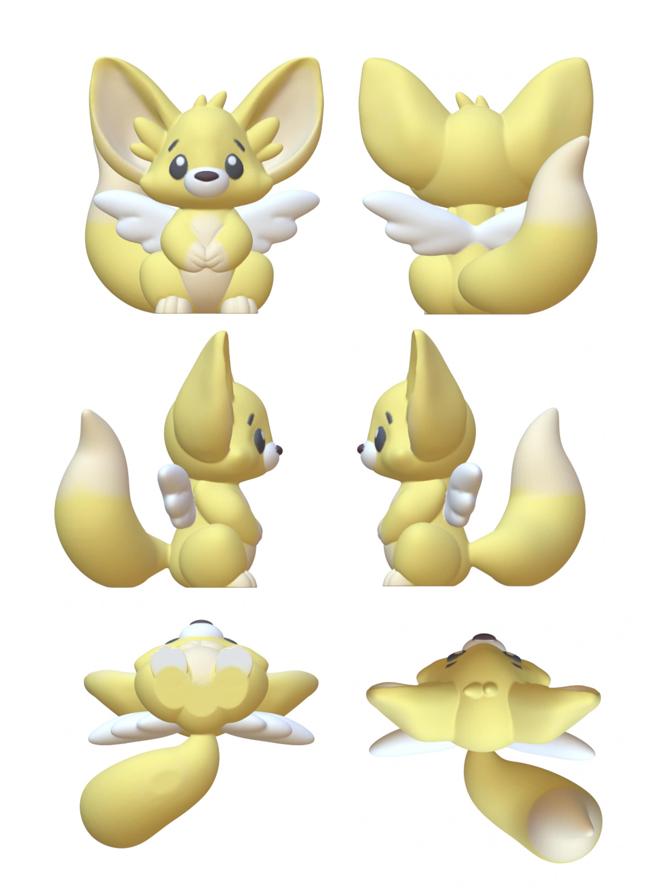 Neopets Faellie Figurine STL 3D Print File