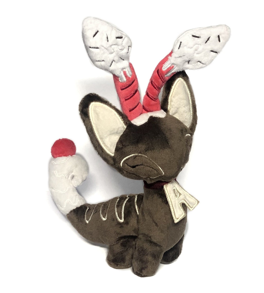 Chocolate Alien Cat Plush Handmade Kawaii Plushie Cute Stuffed Animal Art Doll Lab Ray MADE TO ORDER