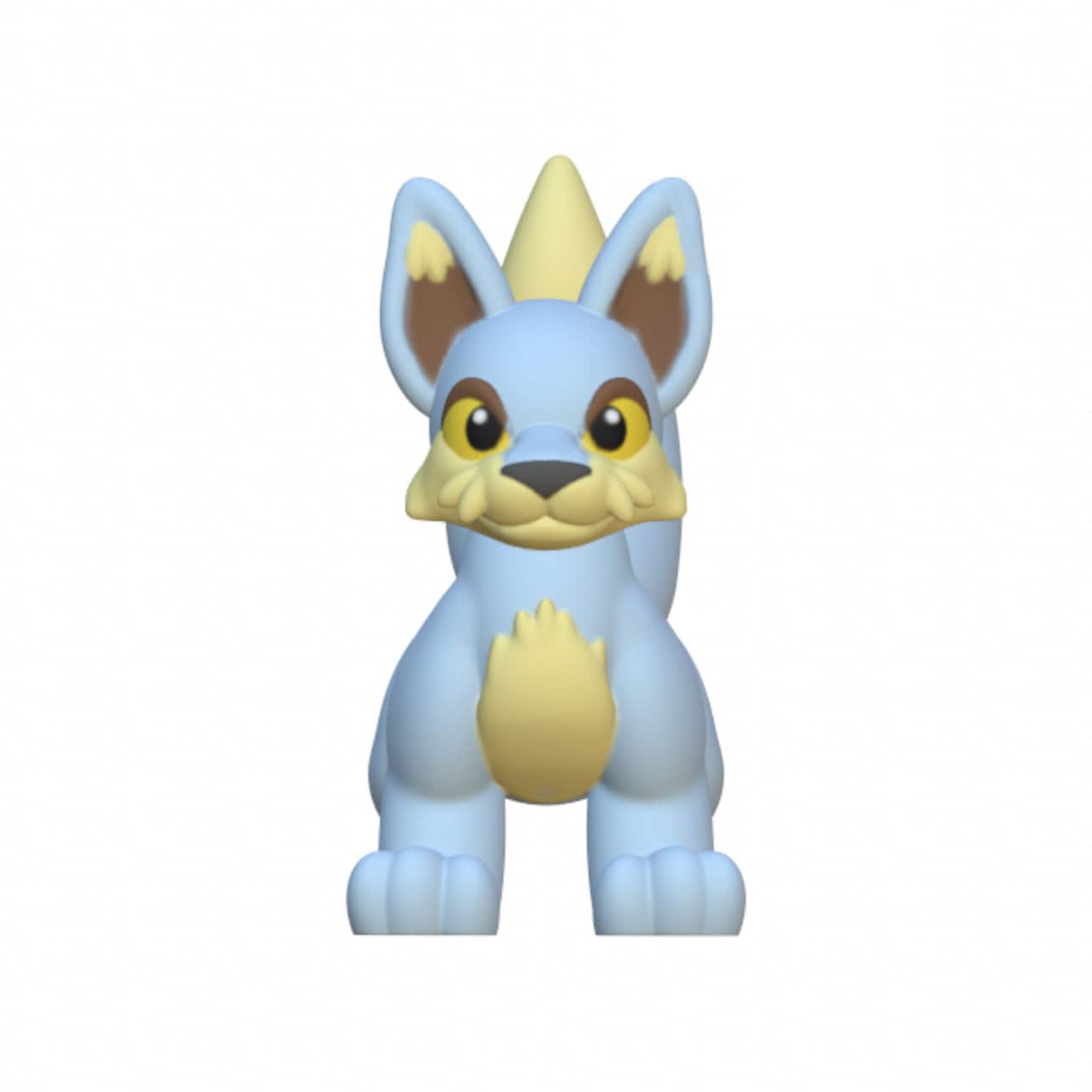 Neopets Lupe Figurine STL 3D Print File Digital Download