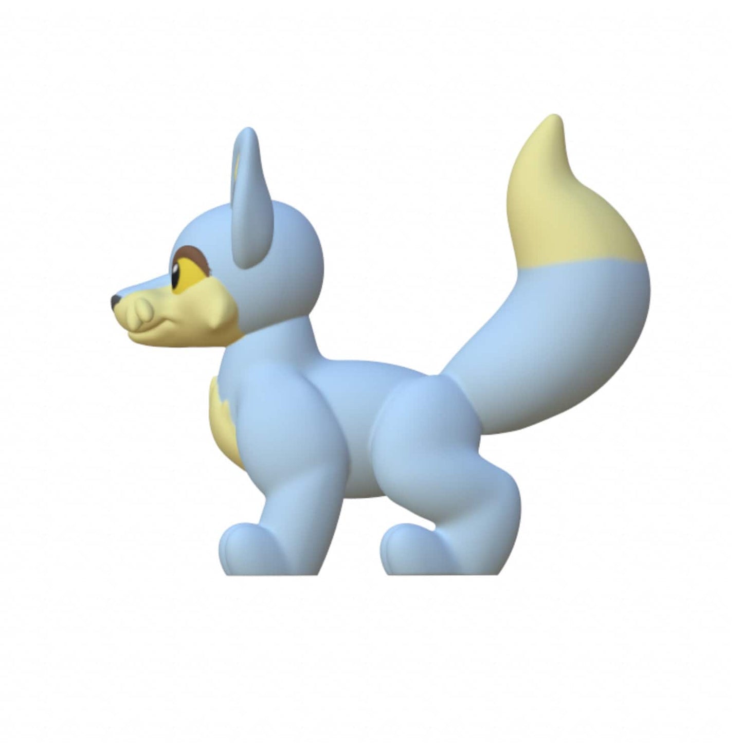 Neopets Lupe Figurine STL 3D Print File Digital Download