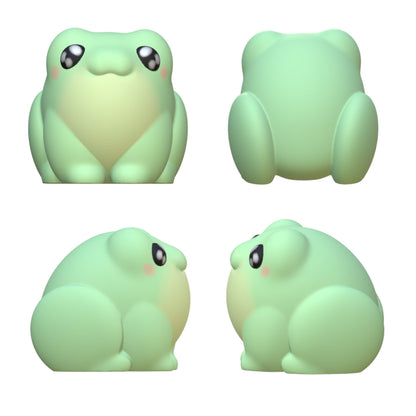 Froggy Kawaii Resin STL Files 3D Print Figurine Decoration Cute Amphibian Froggy