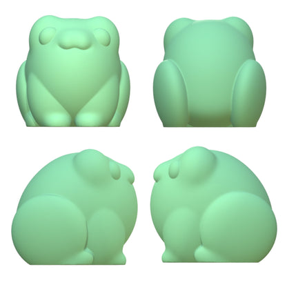 Froggy Kawaii Resin STL Files 3D Print Figurine Decoration Cute Amphibian Froggy