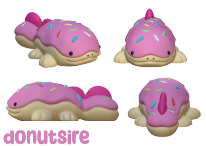 Clodsire Pancakesire Donutsire Kawaii Resin STL Files 3D Print Figurine Decoration Cute Pocket Monster