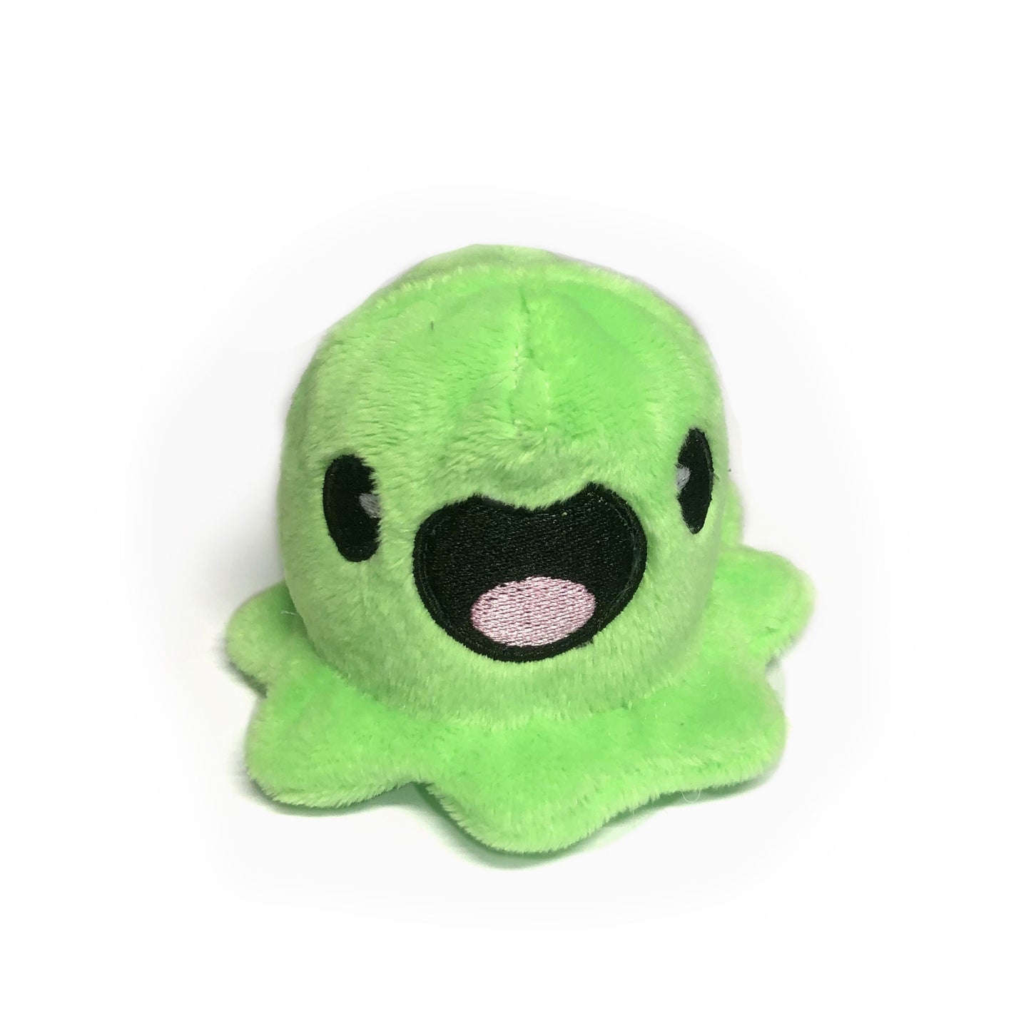 Kawaii Green Slime Monster ITH Embroidery Plush Pattern Keychain 4x4 Embroidery Machine Pattern Cute Kidcore Video Game Enemy