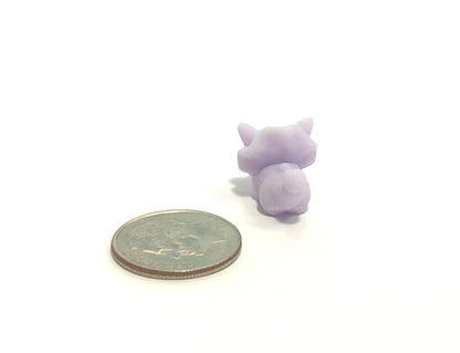 Tiny Funceratops Miniature Dollhouse Toy Resin 3D Printed Kawaii Figurine Micro Mini