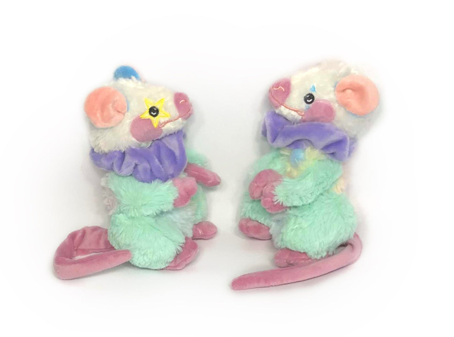 Opossum Clown Marsupial Possum Plushie Kawaii Tiny Plush Cute Fluffy Pastel Circus Clowncore Handmade MADE TO ORDER