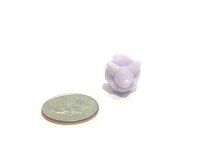 Tiny Funceratops Miniature Dollhouse Toy Resin 3D Printed Kawaii Figurine Micro Mini