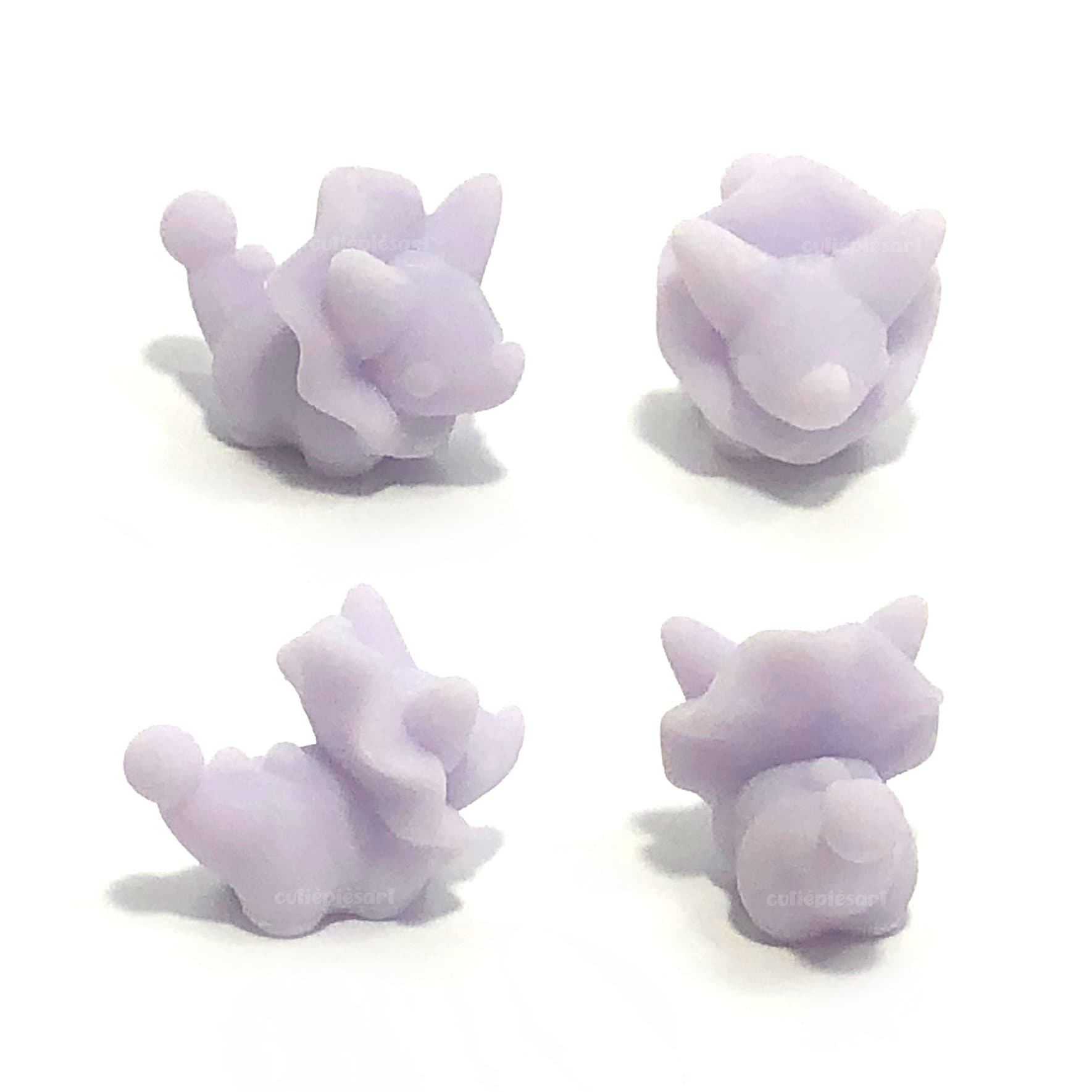 Tiny Funceratops Miniature Dollhouse Toy Resin 3D Printed Kawaii Figurine Micro Mini