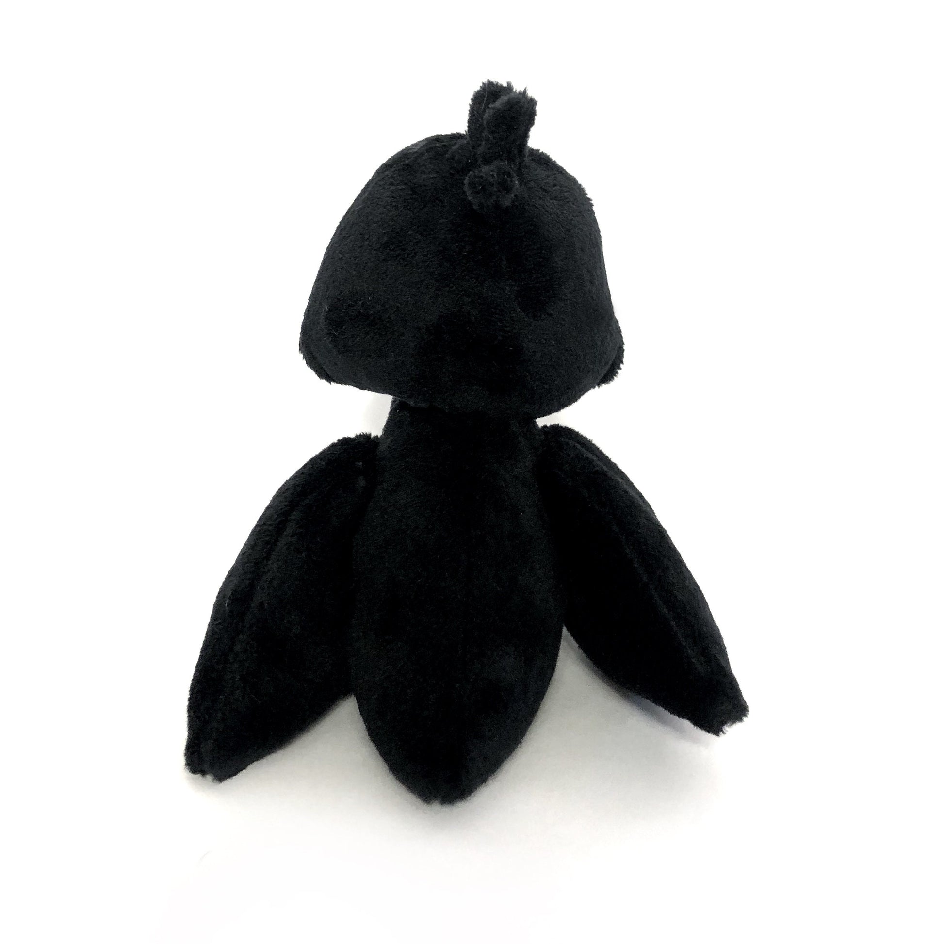 Crow Raven Crowkin Corvid Plushie Kawaii Tiny Plush Cute Fluffy Pastel Handmade Small Goth Corvidae