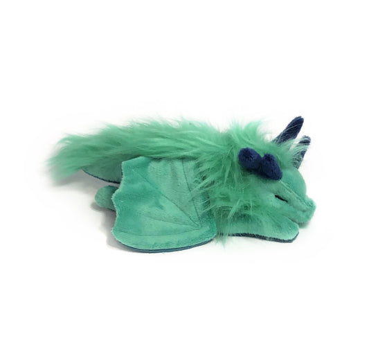 Sleeping Dragon Weighted Beanie Plushie Kawaii Tiny Plush Cute Fluffy Pastel Fantasy Magic