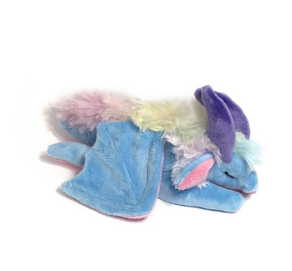 Sleeping Dragon Weighted Beanie Plushie Kawaii Tiny Plush Cute Fluffy Pastel Fantasy Magic