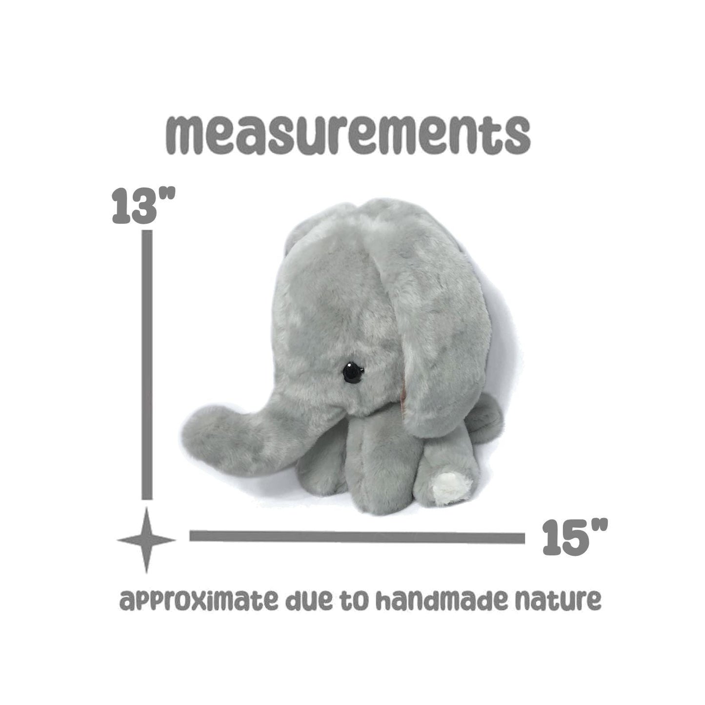 Baby Elephant Plush Sewing Pattern Sewing Machine Pattern Cute Kawaii DIY Circus Animal