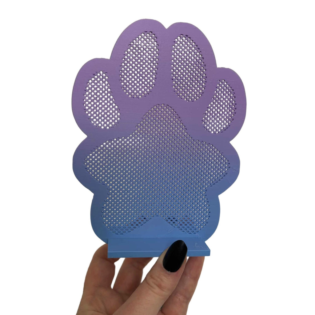 Star Paw Pin Board Freestanding Desk Display Earring Jewelry Holder Paw Pad Toe Beans