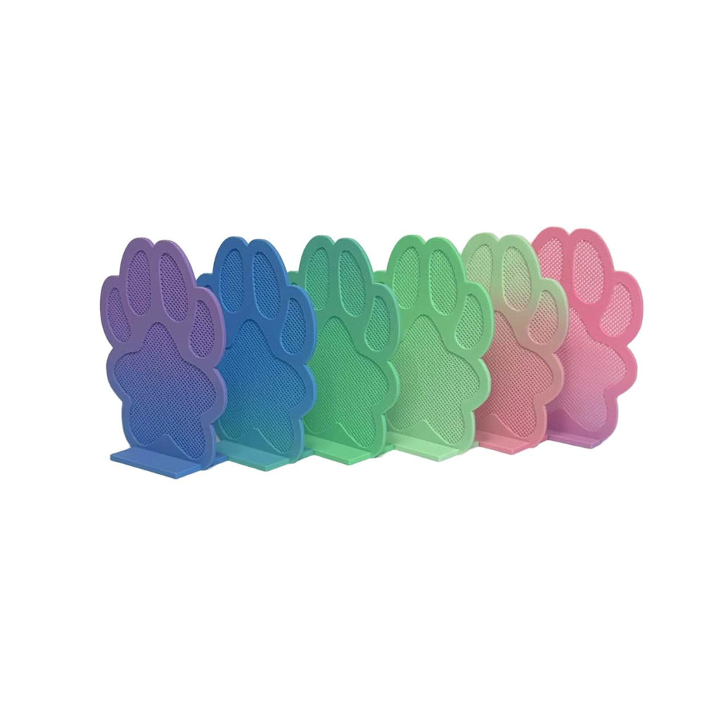 Star Paw Pin Board Freestanding Desk Display Earring Jewelry Holder Paw Pad Toe Beans