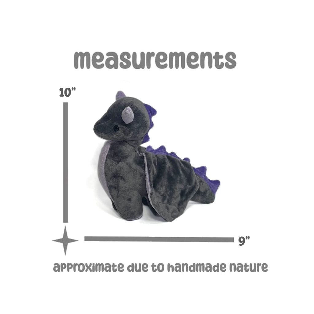 Dinosaur Dragon Plush Sewing Pattern Hand or Machine Sew Cute Fantasy Magic Medieval