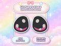 Puppy Eyes Pattern 4x4 Embroidery Machine Design Kawaii DIY