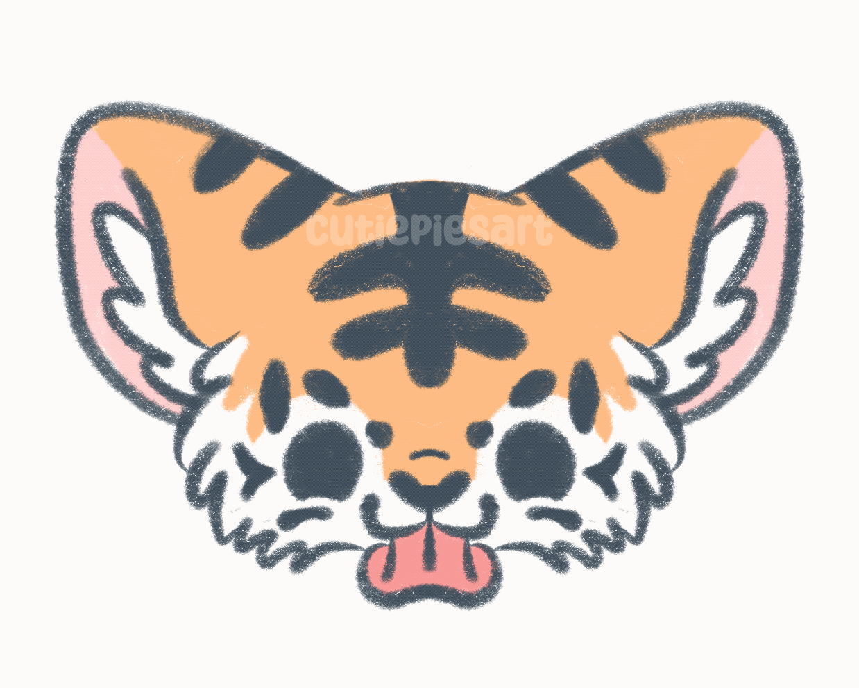 YCH Custom Furry Lick Icon GIF Fursona Character Pet Kawaii Art Feline Canine Vulpine