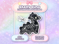 Skelly Dino ITH Plush Skeleton Embroidery Machine Pattern 4x4