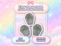 Tiny Tombstone Plush ITH Embroidery Machine Pattern Creepy Kawaii Worry Pet (4x4) (Digital Download)