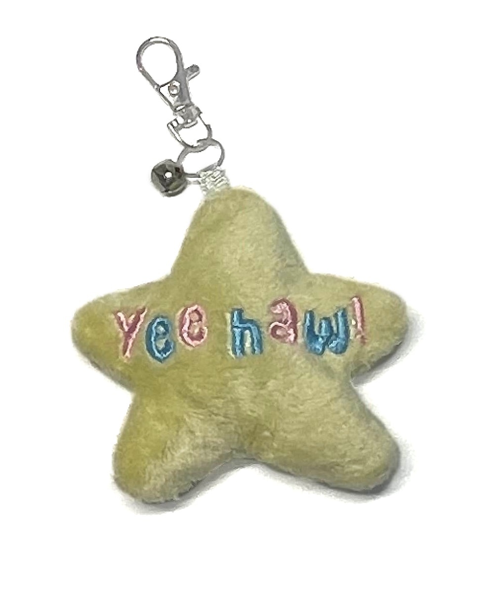 Yeehaw Twinkle Star Plush Keychain